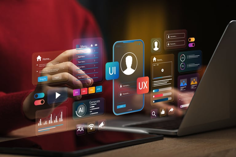 UI/UX design showcase